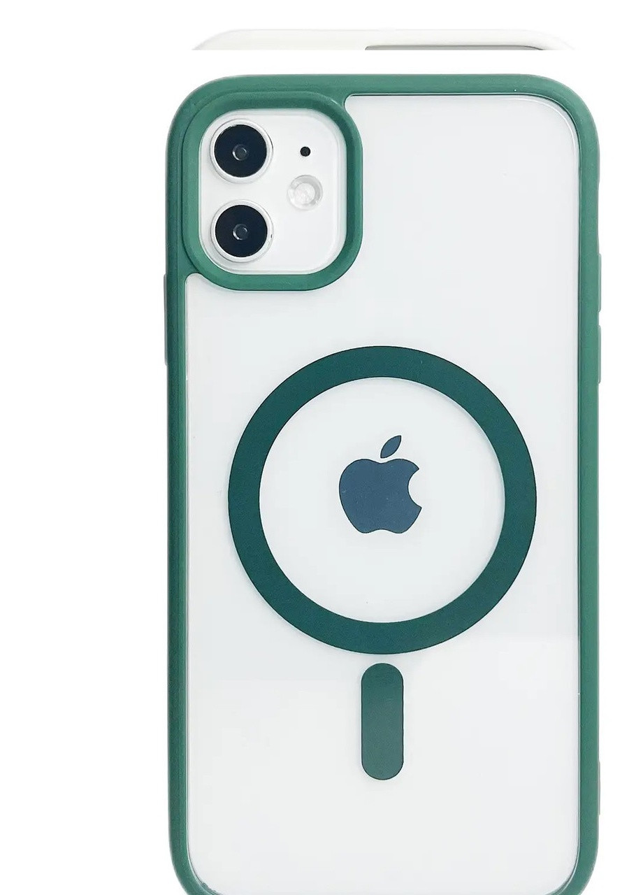 Силиконовый чехол Clear Case with MagSafe для iPhone 13 Зеленый No Brand - (257825365)