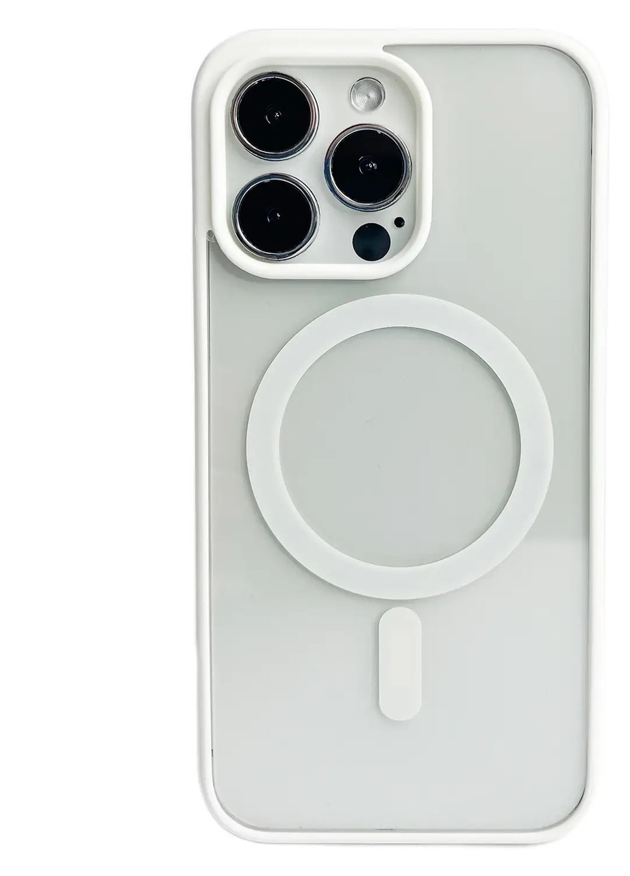 Силиконовый чехол Clear Case with MagSafe для iPhone 13 Pro Белый No Brand - (257825325)