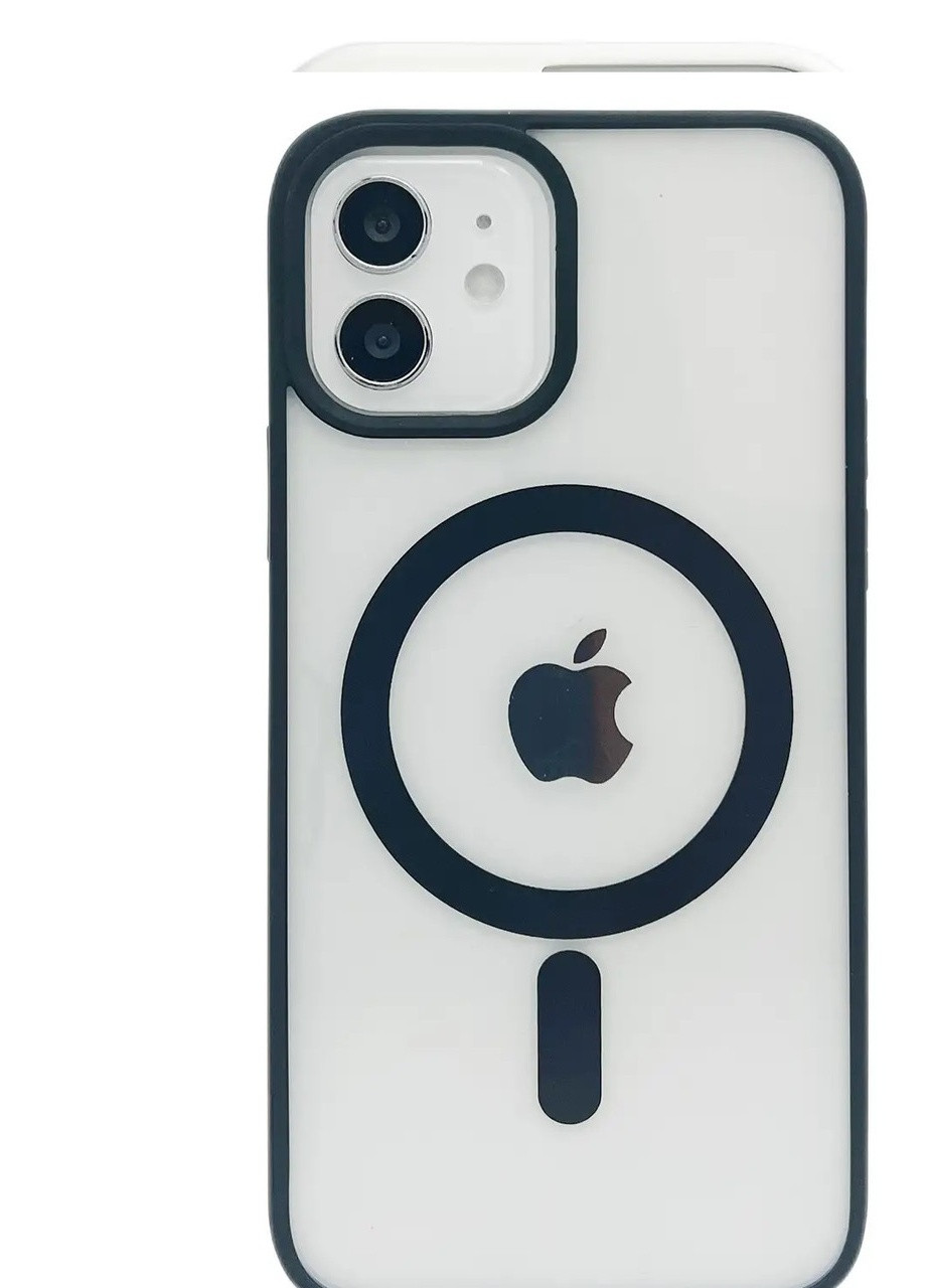 Силиконовый чехол Clear Case with MagSafe для iPhone 13 Черный No Brand - (257825349)