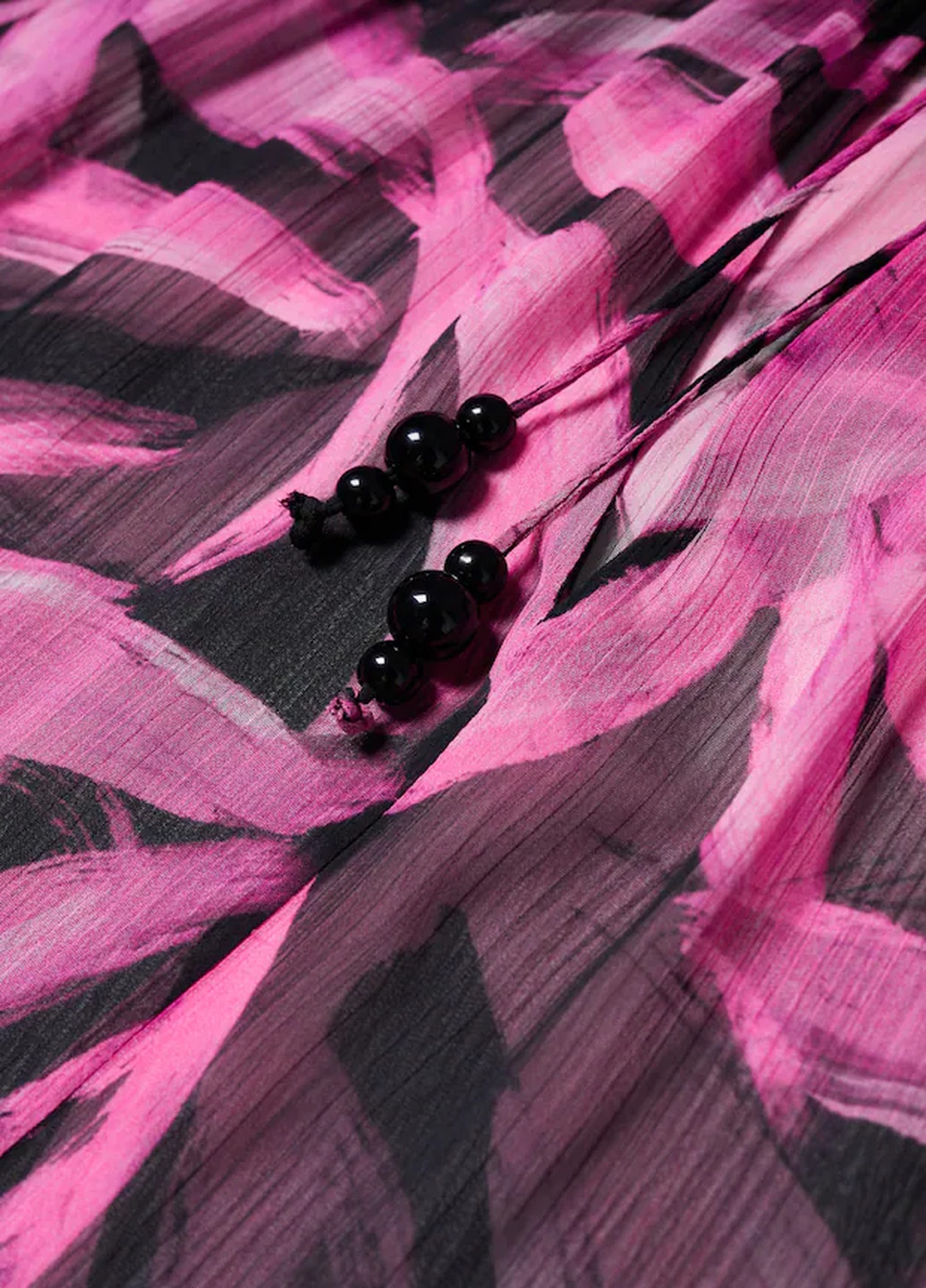 Фиолетовая классическая рубашка с абстрактным узором Mango
