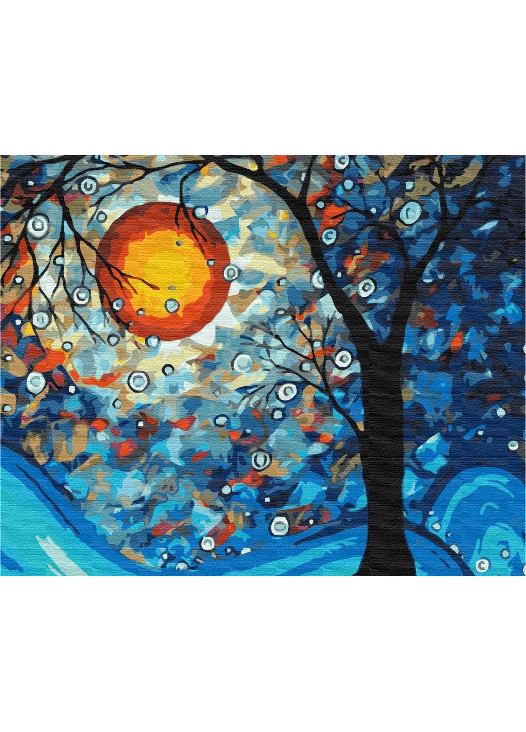 Картина за номерами Художній космос 40x50 см Brushme (257841115)