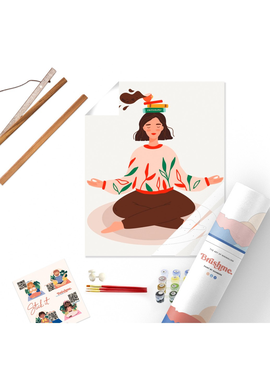Картина по номерам Время для медитации 40x50 см Brushme (257840855)