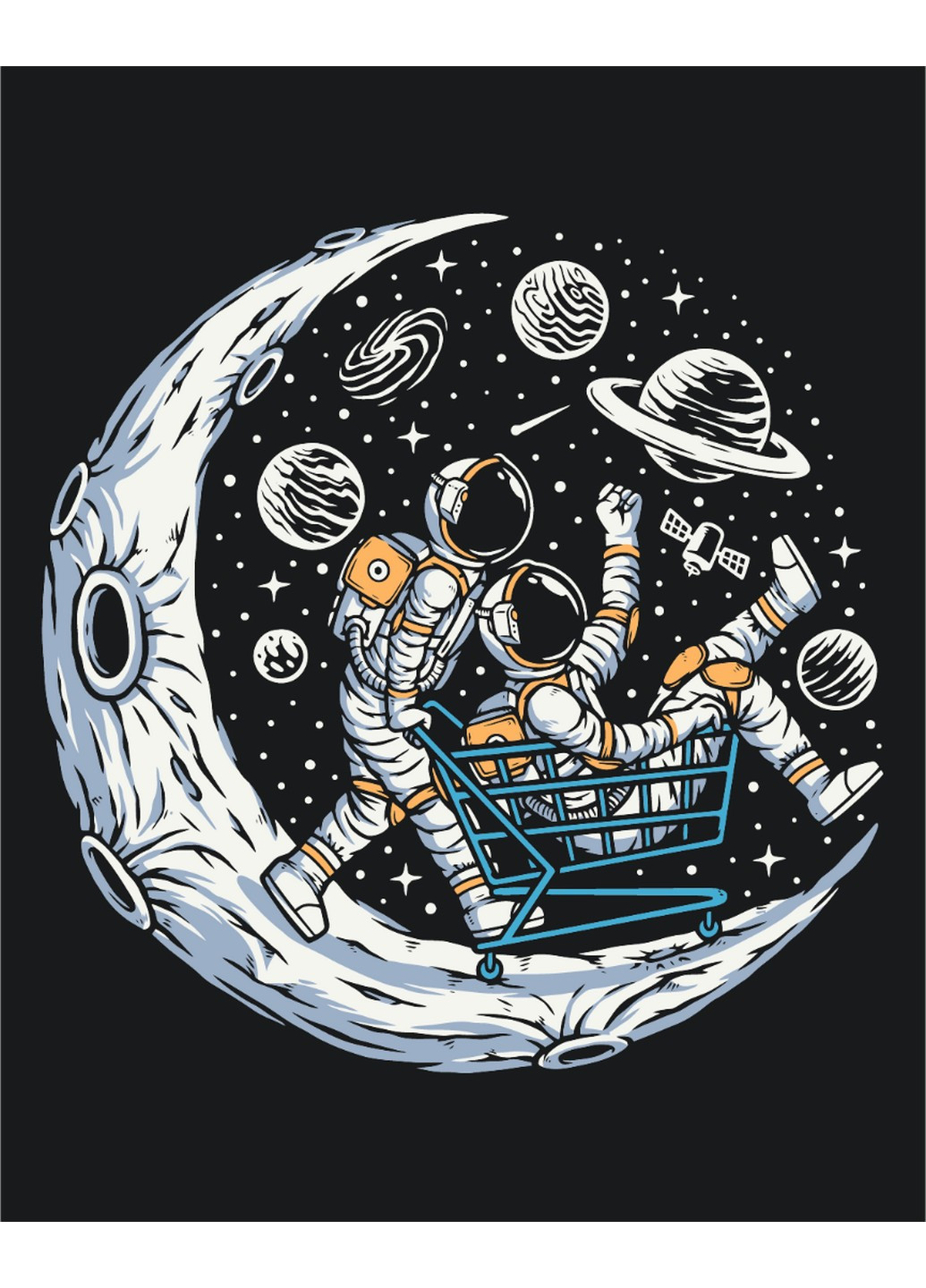 Картина за номерами Місячні герої 40x50 см Brushme (257841133)