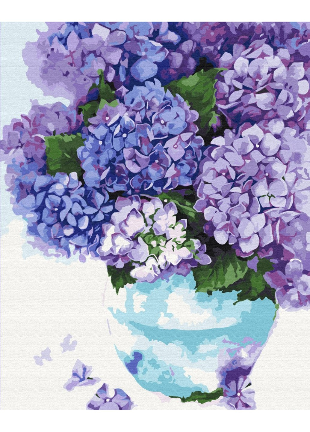 Картинка по номерам Гортензия в небесном горшке 40x50 см Brushme (257840827)