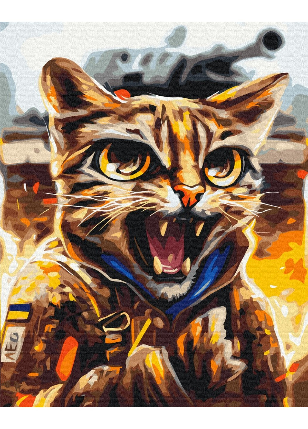 Картина по номерам Котик Ягуар ©Марианна Пащук 40x50 см Brushme (257840914)