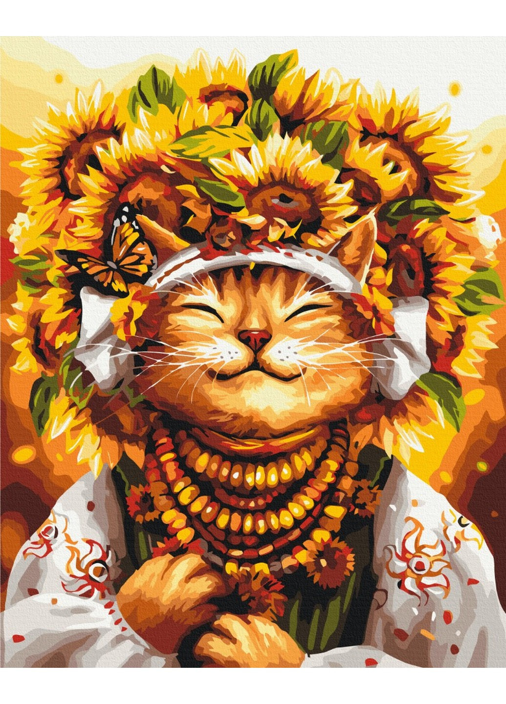 Картина по номерам Кошка Солнышко ©Марианна Пащук 40x50 см Brushme (257841180)