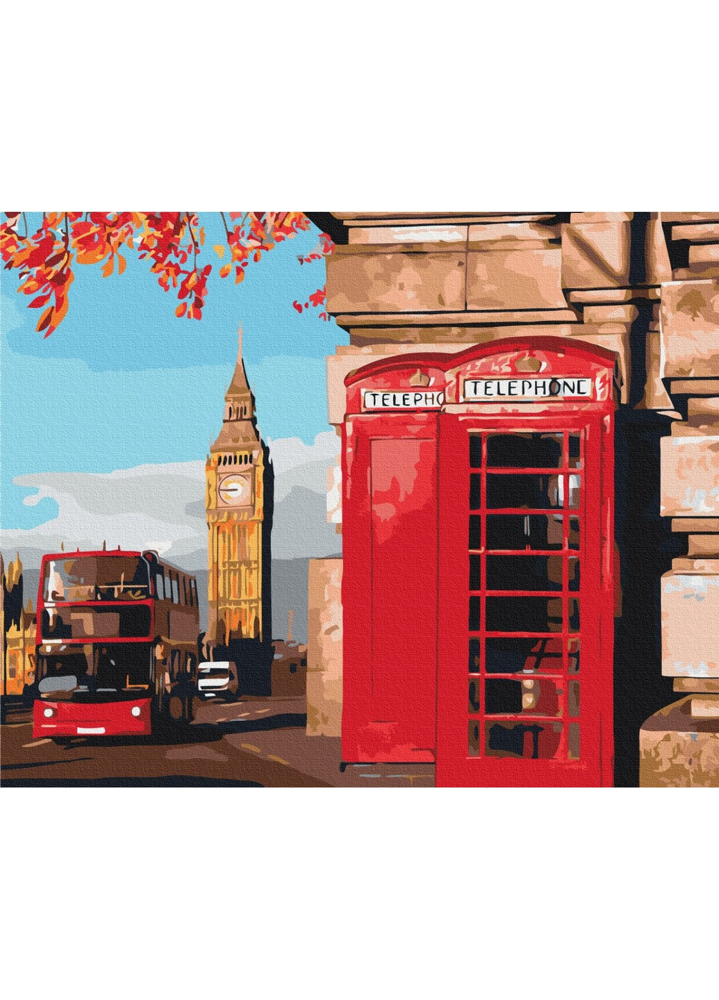Картина по номерам Лондонский уголок 40x50 см Brushme (257841182)