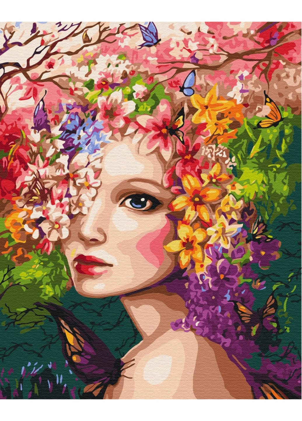 Картина за номерами Весняна німфа 40x50 см Brushme (257841173)