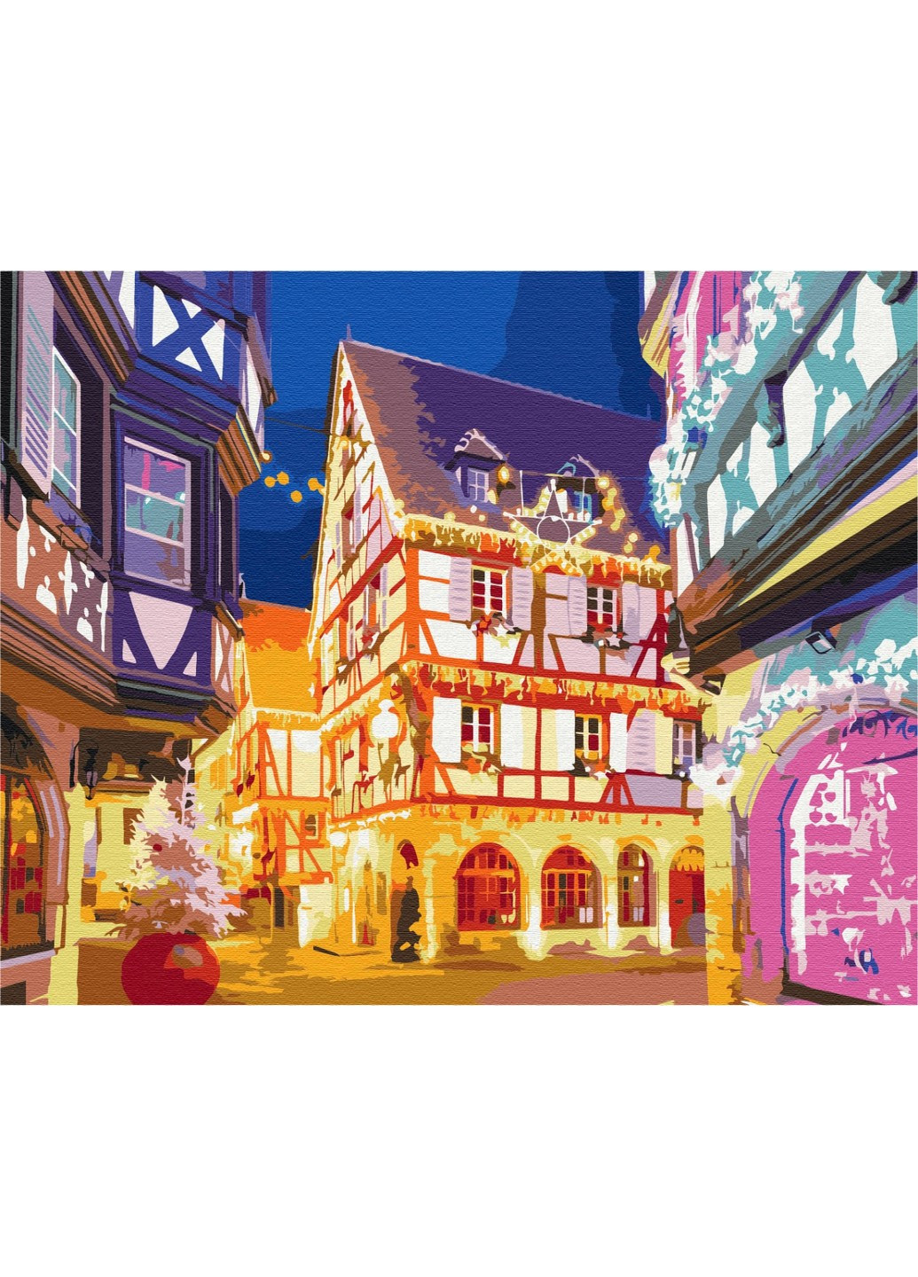 Картина по номерам Рождественские огоньки 40x50 см Brushme (257840881)