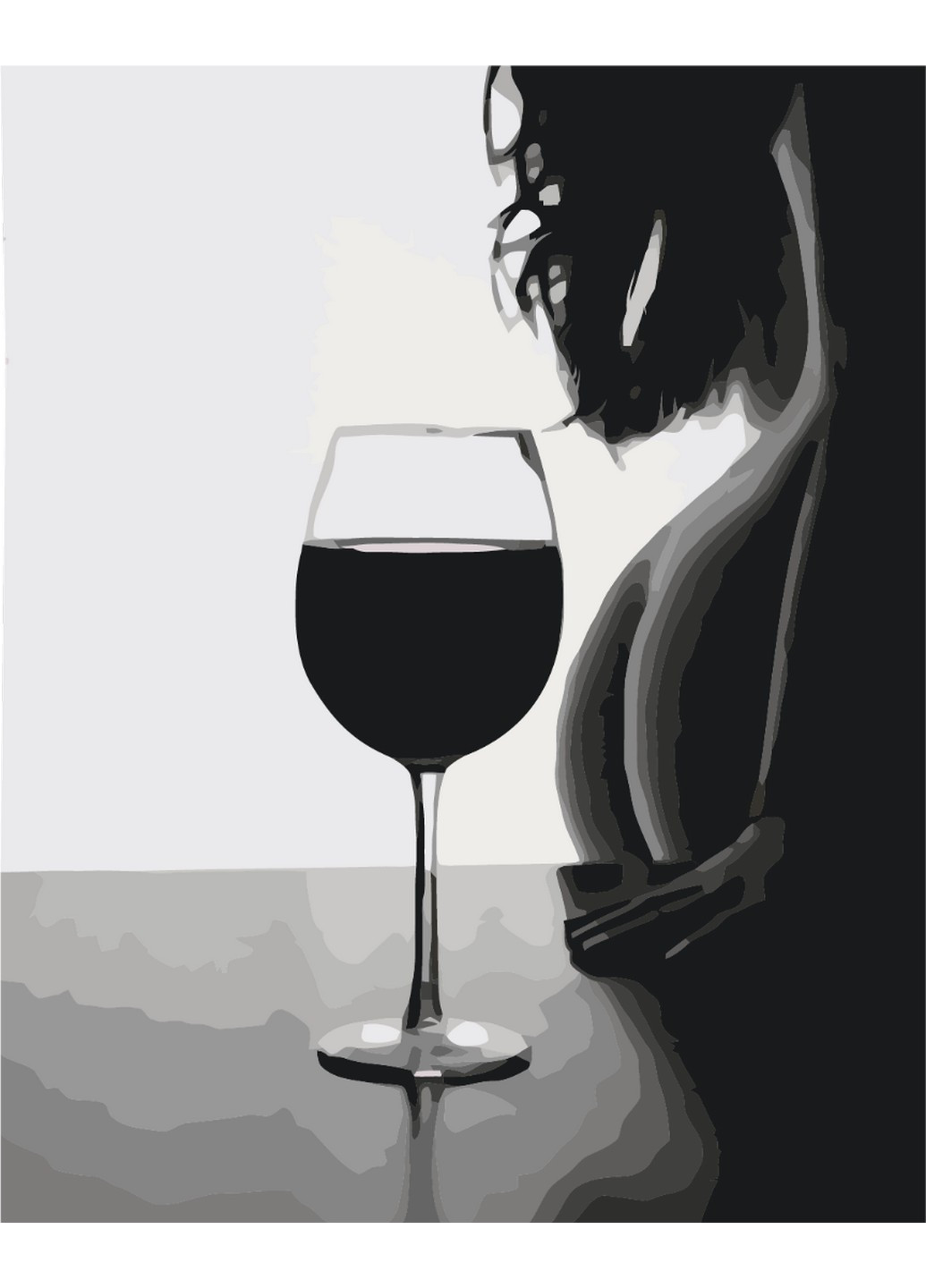 Картина за номерами Інтимність 40x50 см Brushme (257841039)