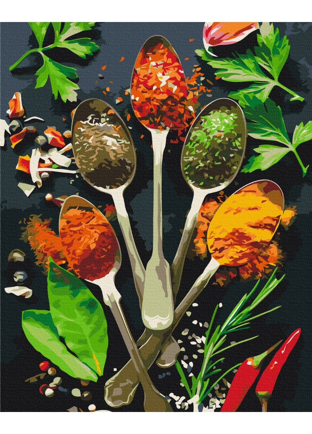 Картина за номерами Симфонія спецій 40x50 см Brushme (257841017)