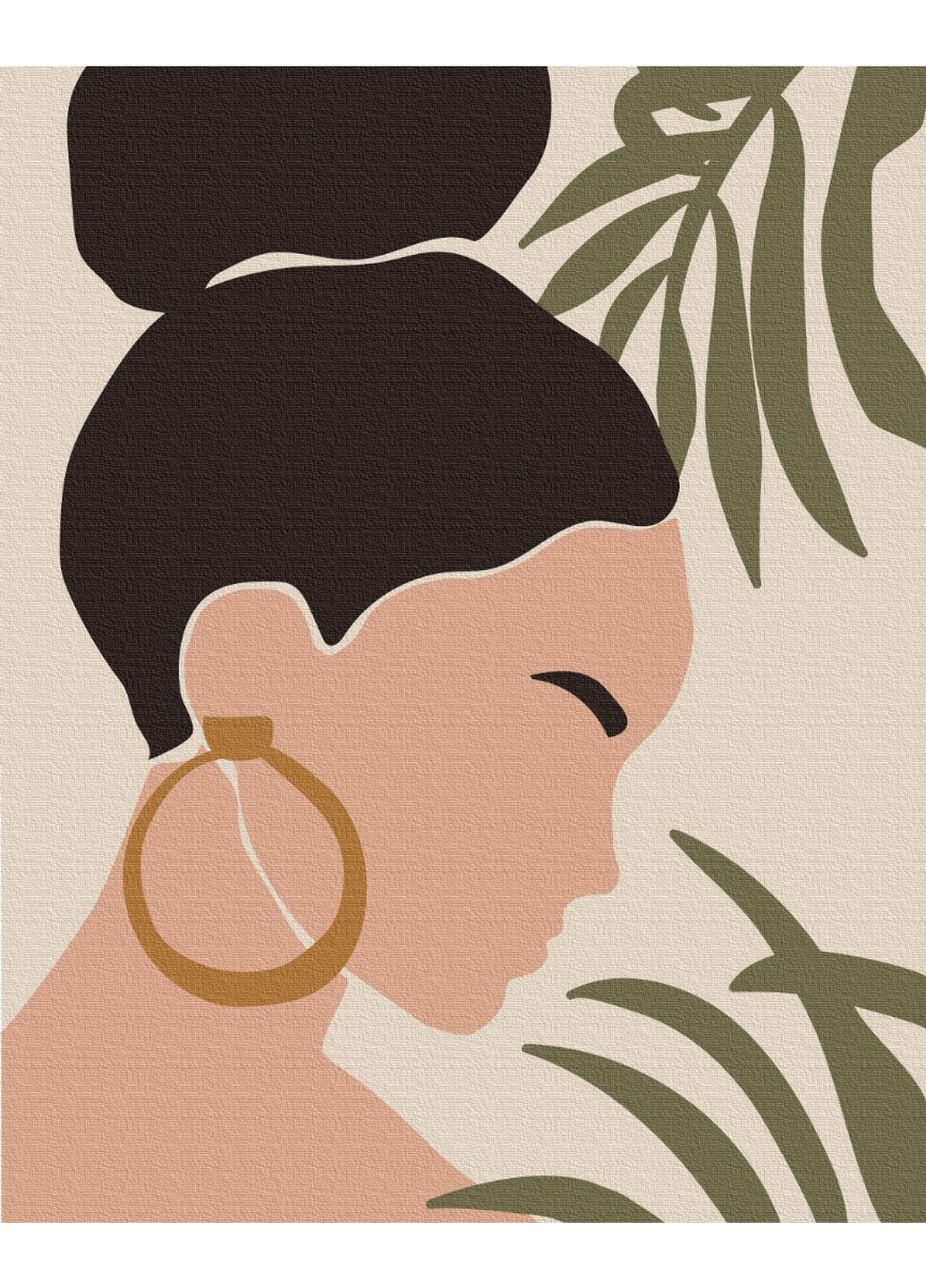 Картина по номерам Пастельные тропики: триптих 2 40x50 см Brushme (257840659)