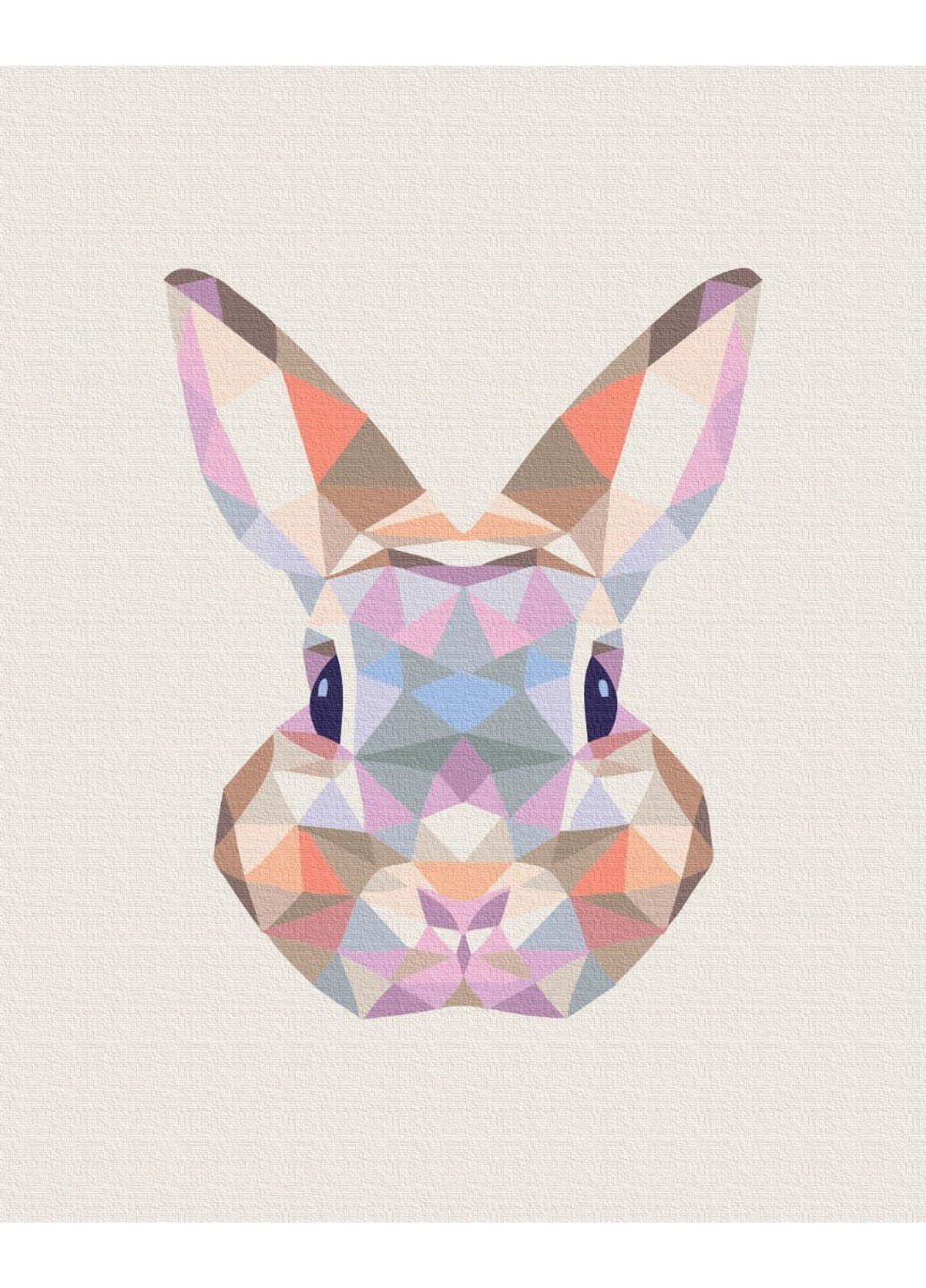 Картина по номерам Кролик в мозаике 40x50 см Brushme (257841134)