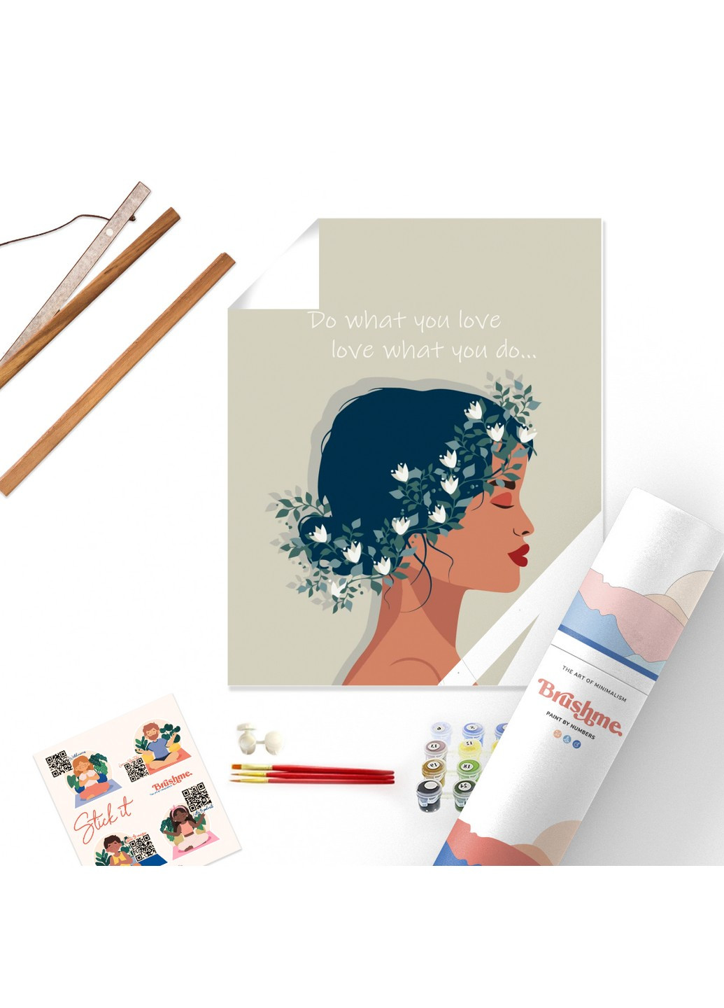 Картина по номерам Вдохновение 40x50 см Brushme (257840797)