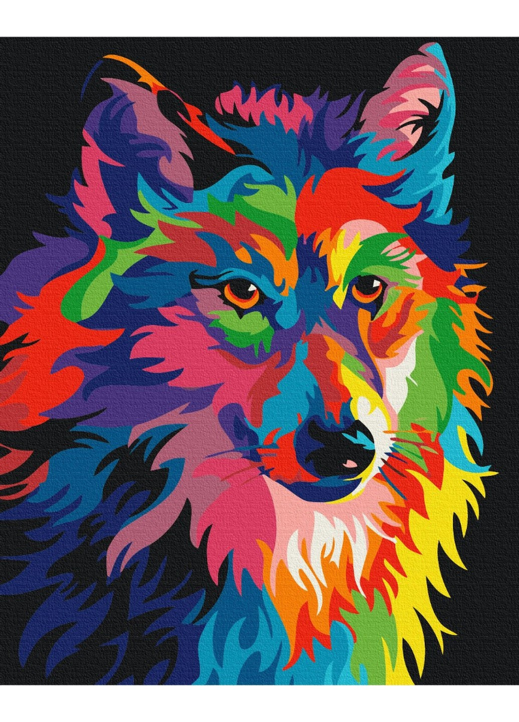 Картина за номерами Райдужний хижак 40x50 см Brushme (257840747)