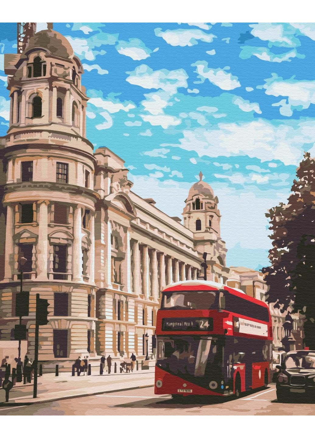 Картина по номерам Архитектура Лондона 40x50 см Brushme (257840975)