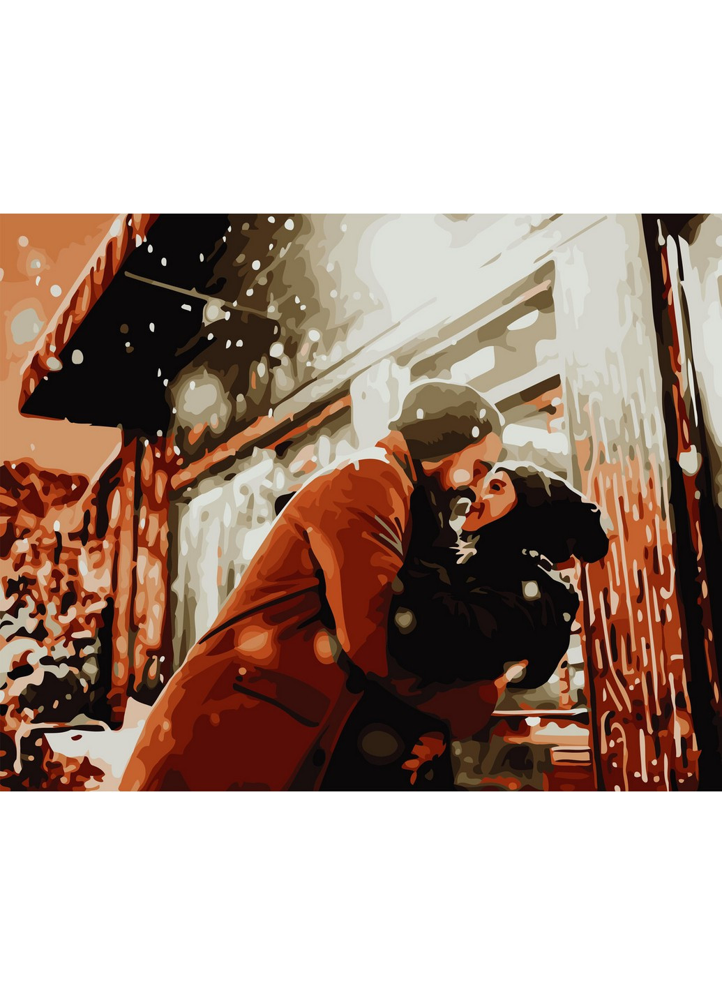 Картина по номерам "Зимнее свидание" 40х50 см ArtStory (257840642)