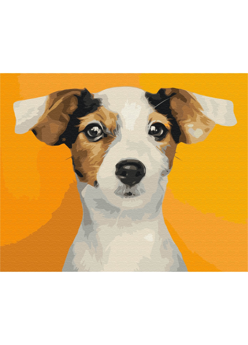 Картина за номерами Портрет коханого песика 40x50 см Brushme (257841152)