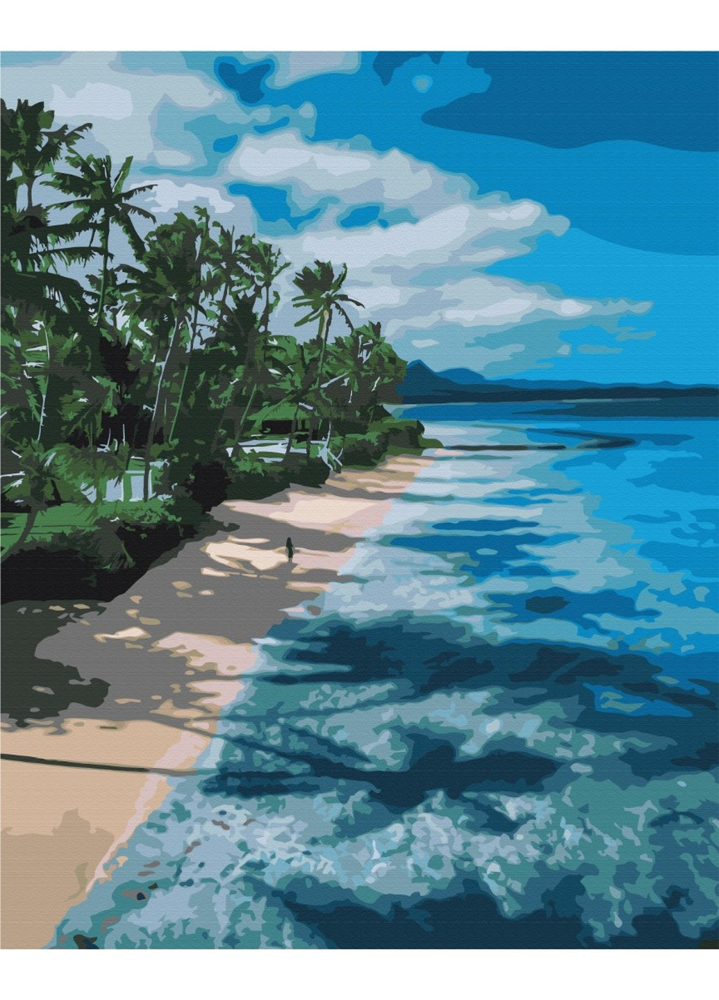 Картина "Райська набережна" 40х50 см Brushme (257840916)