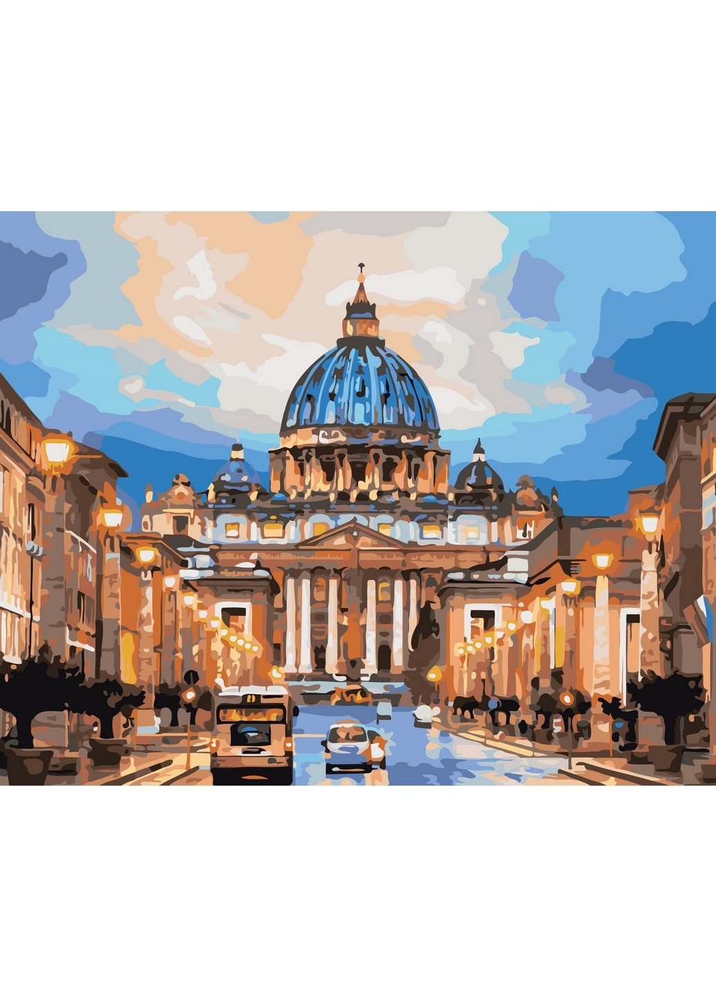 Картина по номерам "Собор Святого Петра" 40х50 см ArtStory (257840641)