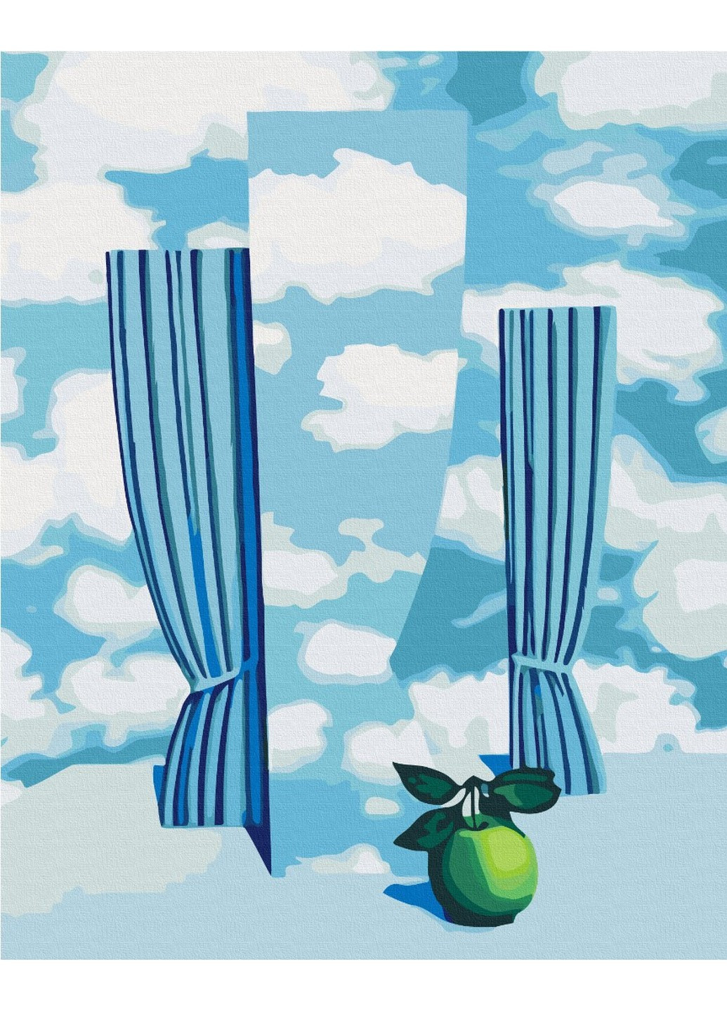 Картина за номерами Рене Магрітт "Небо" 40x50 см Brushme (257840979)