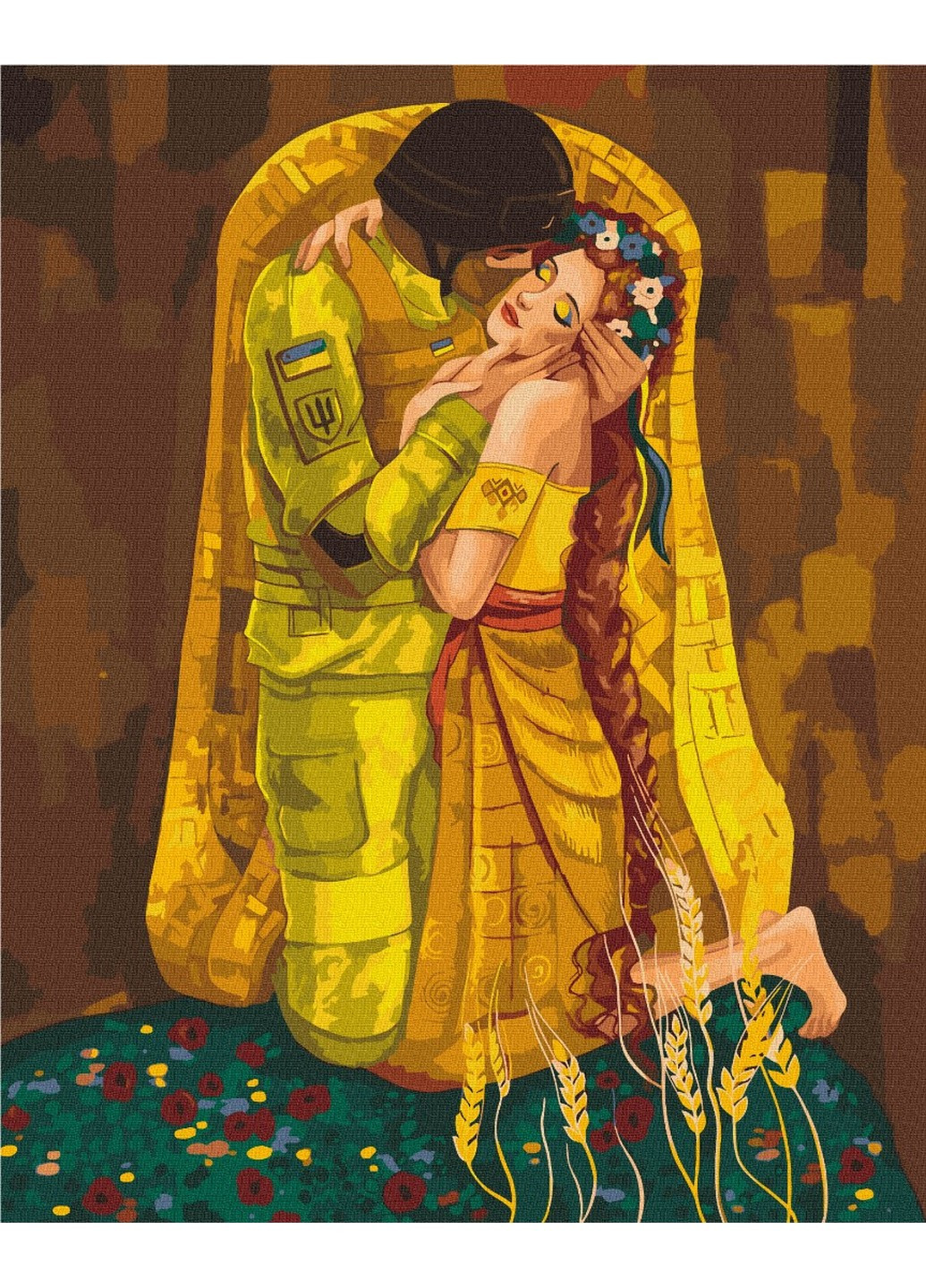 Картина за номерами У надійних обіймах ©Соломія Ковальчук 40x50 см Brushme (257840732)