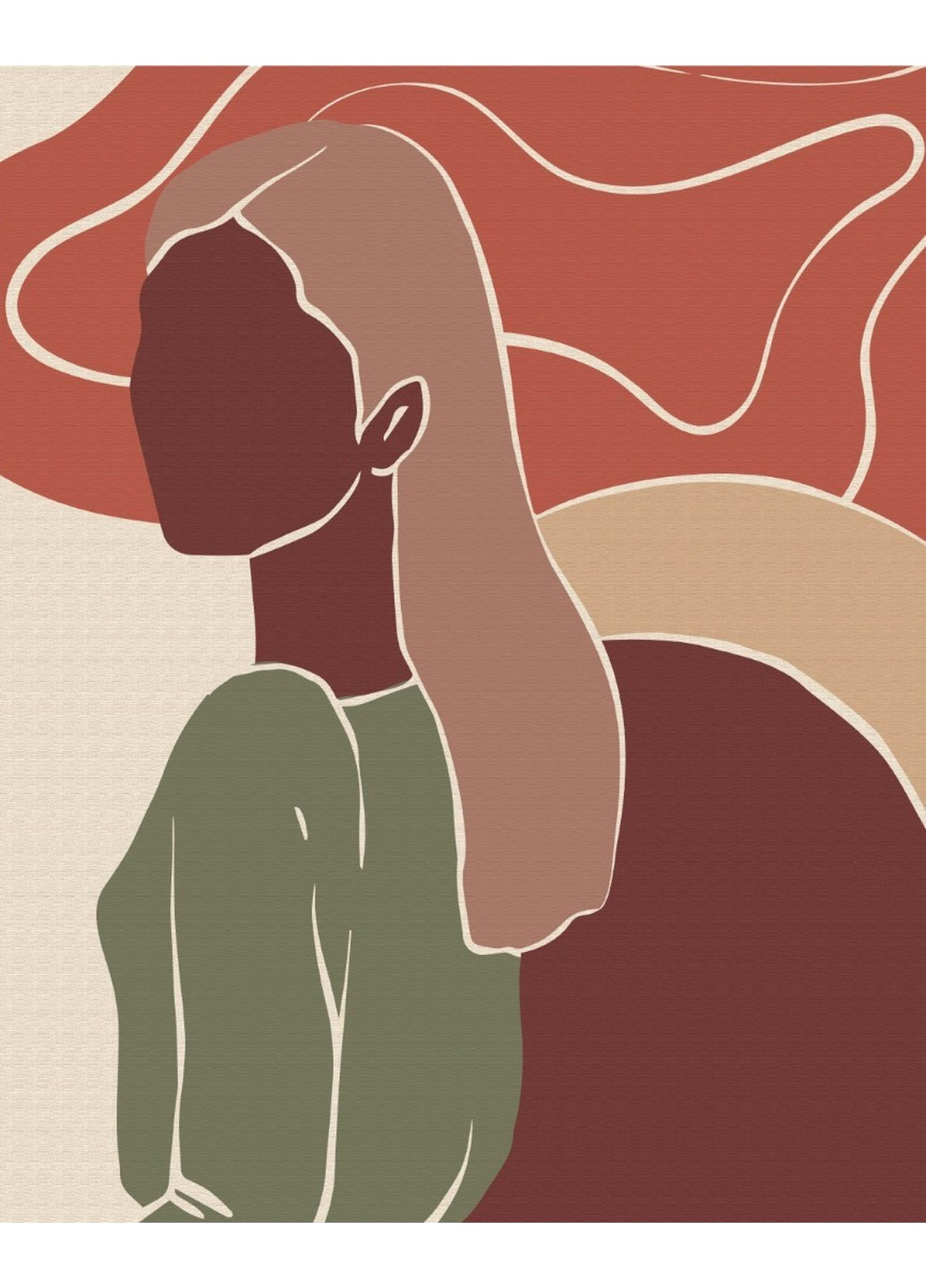 Картина по номерам Триптих пастельный арт 40x50 см Brushme (257840707)