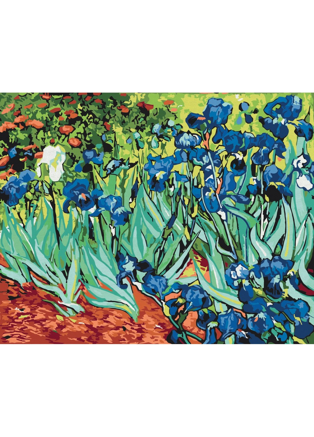 Картина по номерам Ирисы. Ван Гог 40x50 см Brushme (257841013)