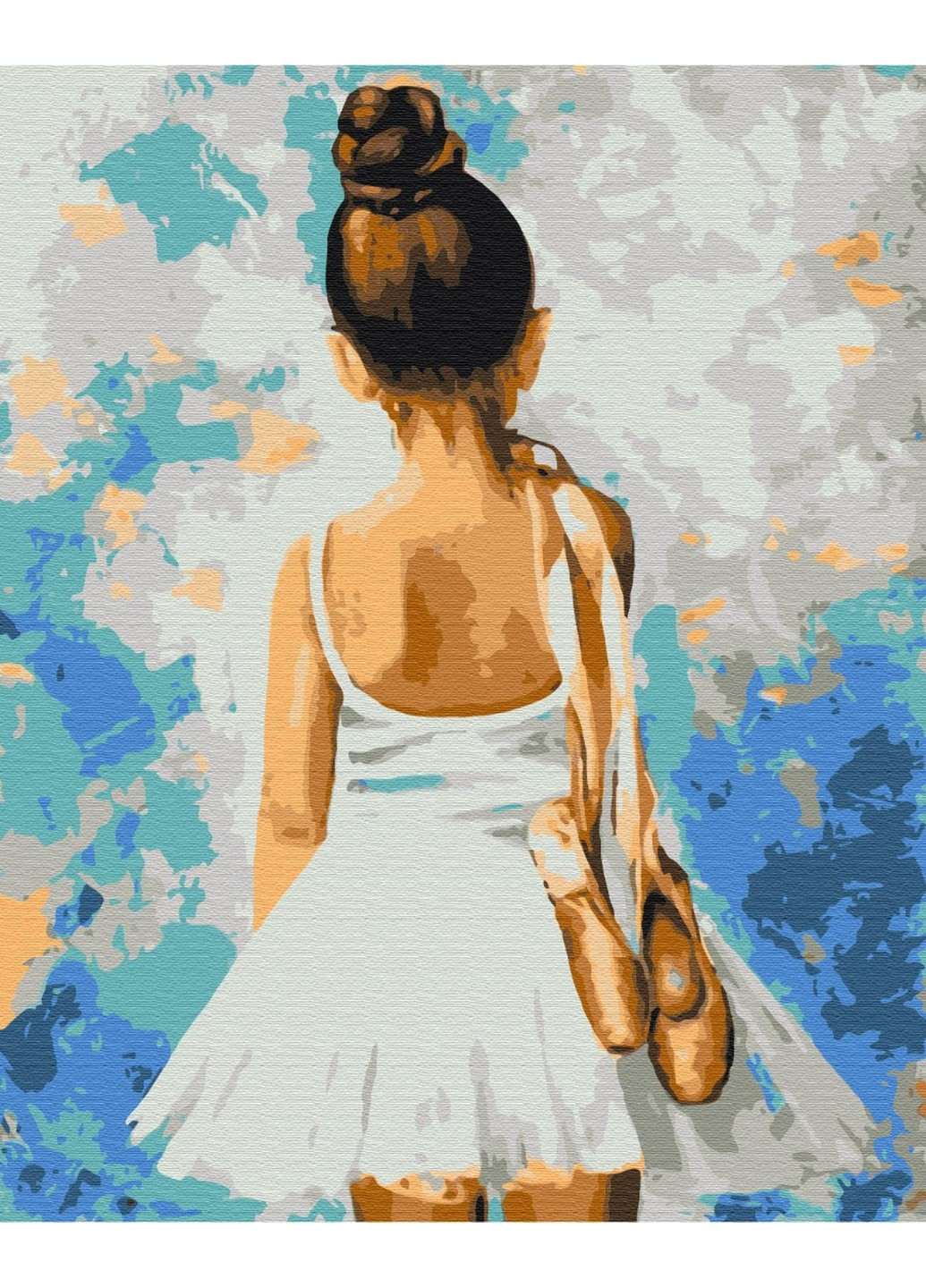 Картина по номерам Мадемуазель с пуантами 40x50 см Brushme (257841178)