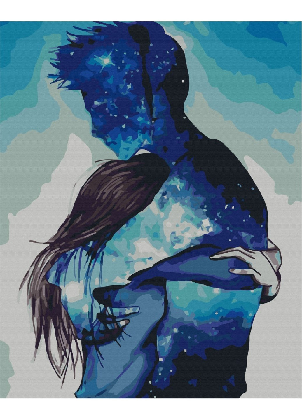 Картина за номерами Душовий зв'язок 40x50 см Brushme (257840749)