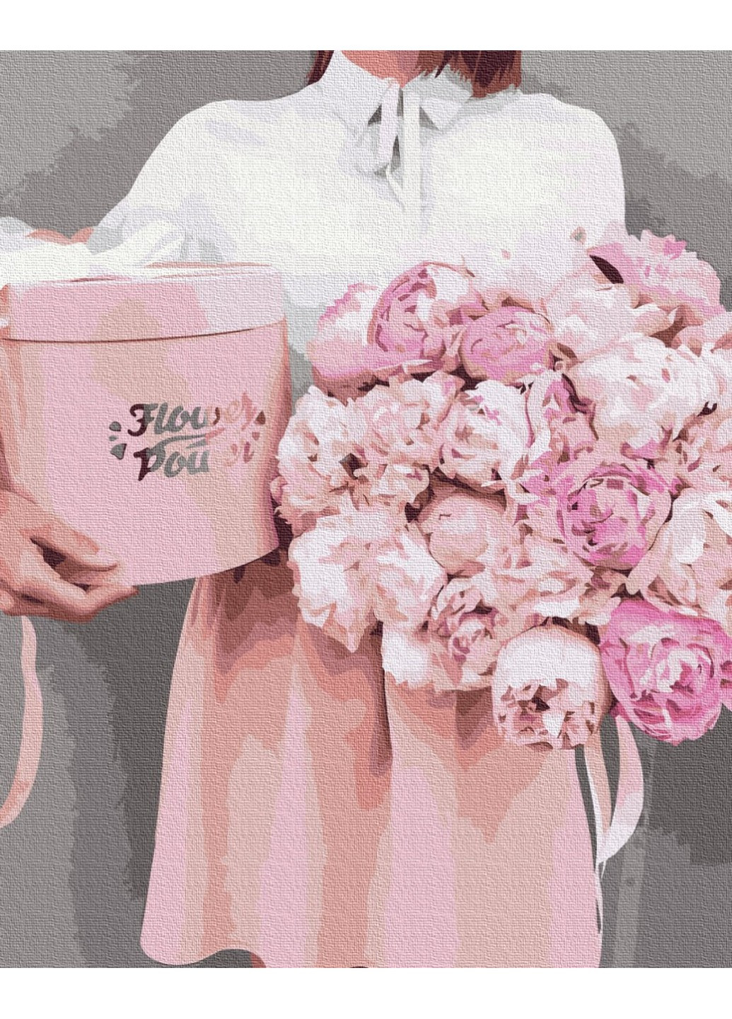 Картина по номерам Пионы в подарок 40x50 см Brushme (257841049)