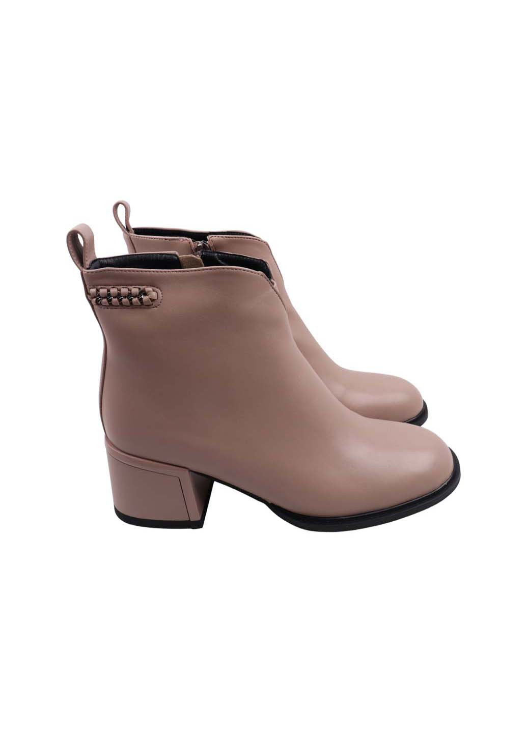 Бежеві демісезонна ботильйони Stefaniya Nina 171-23DH