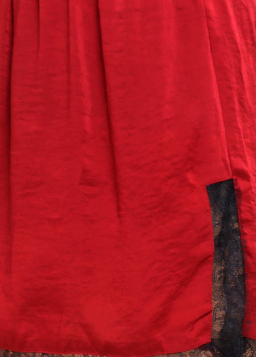 Бордовая кэжуал однотонная юбка Mango