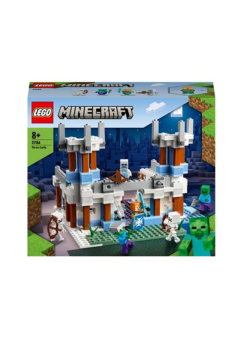 Конструктор Minecraft Крижаний замок 21186 Lego (257875108)