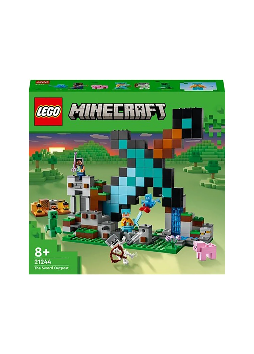 Конструктор Minecraft Форпост із мечем 21244 Lego (257875131)