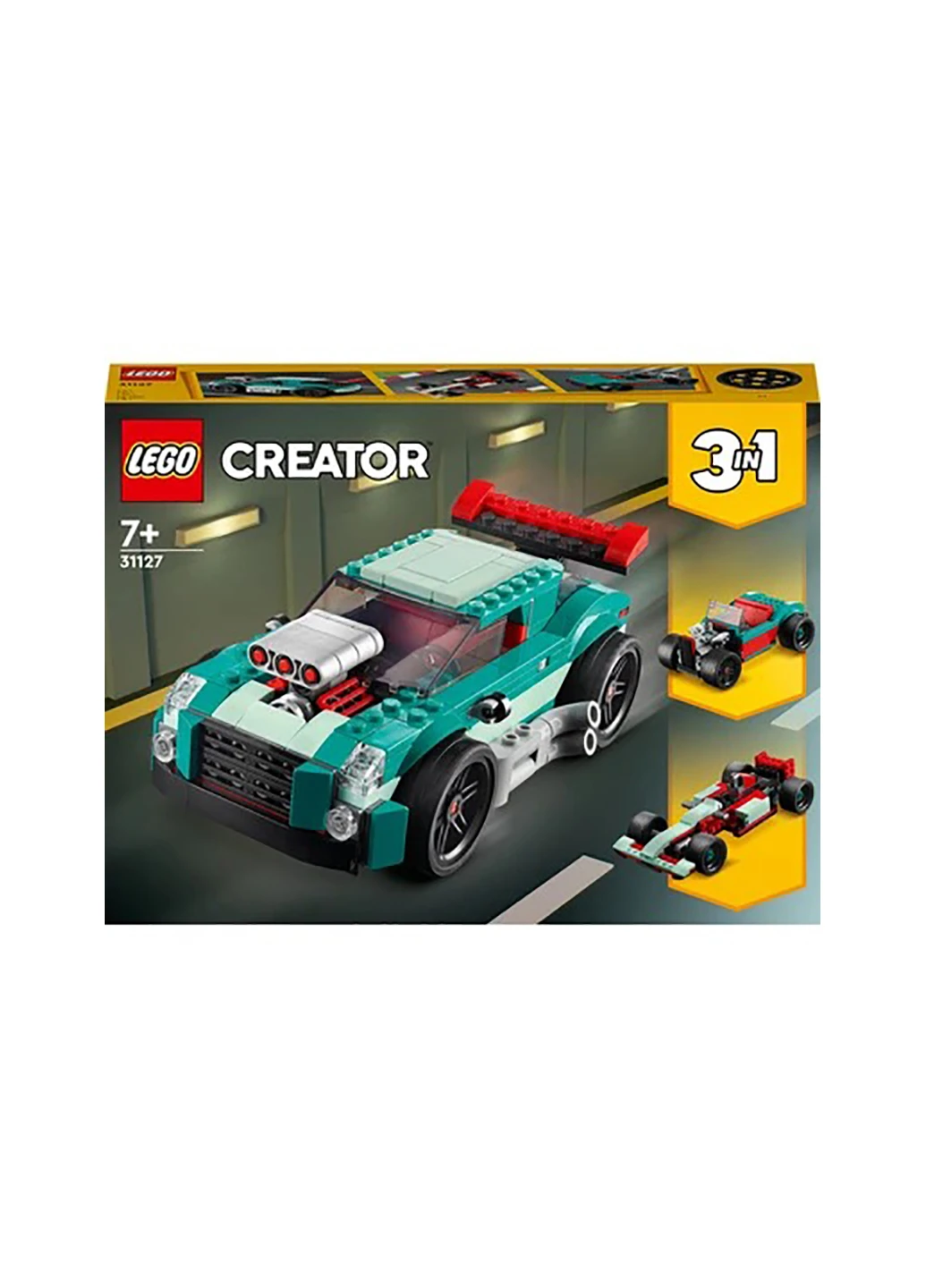 Конструктор Creator Авто для уличных гонок 3 в 1 31127 Lego (257875073)