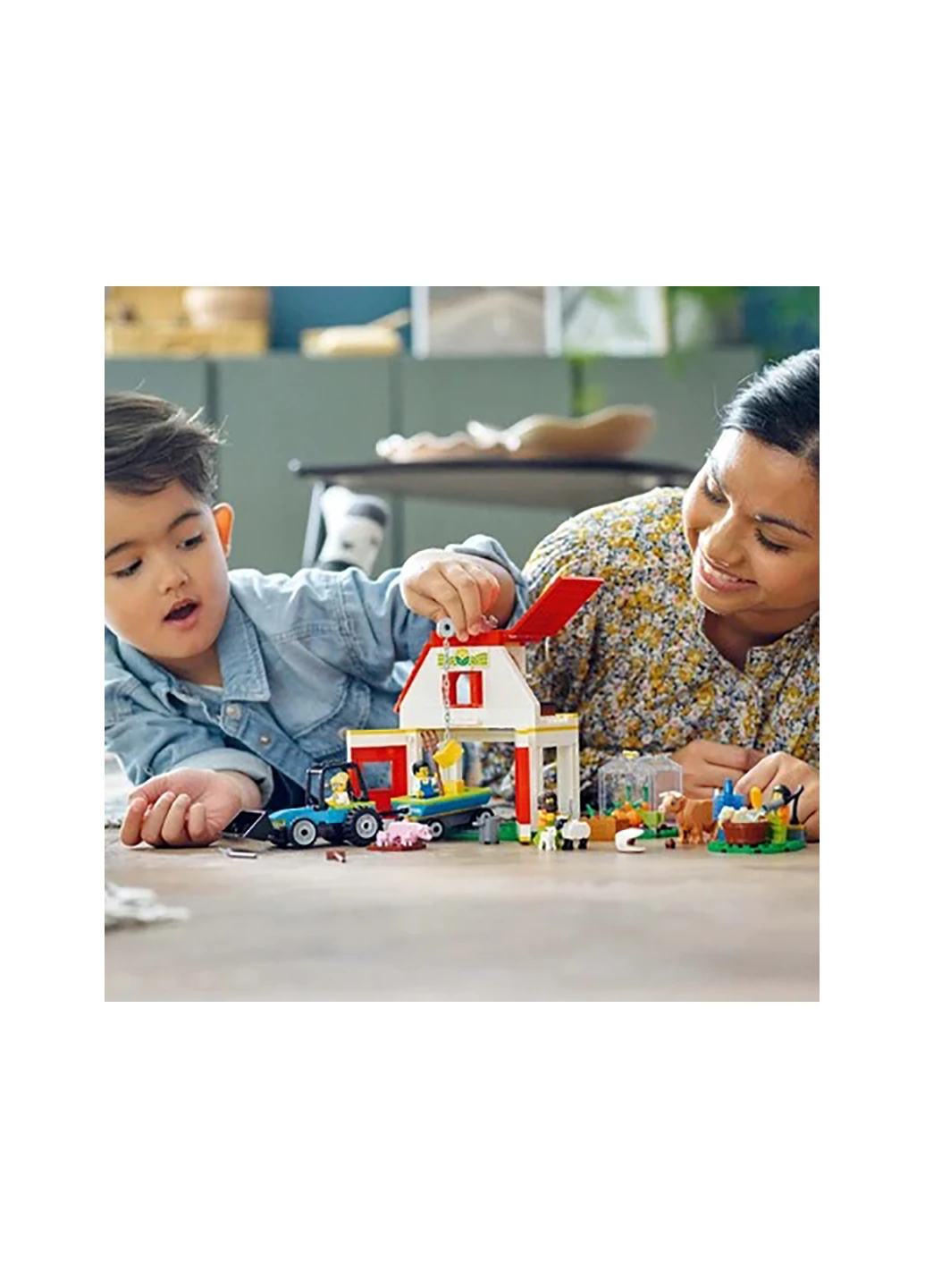 Конструктор City Тварини на фермі та у хліві 60346 Lego (257875111)