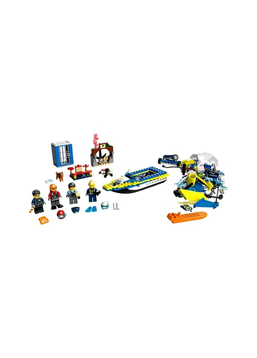 Конструктор City Детективные миссии водной полиции 60355 Lego (257875113)