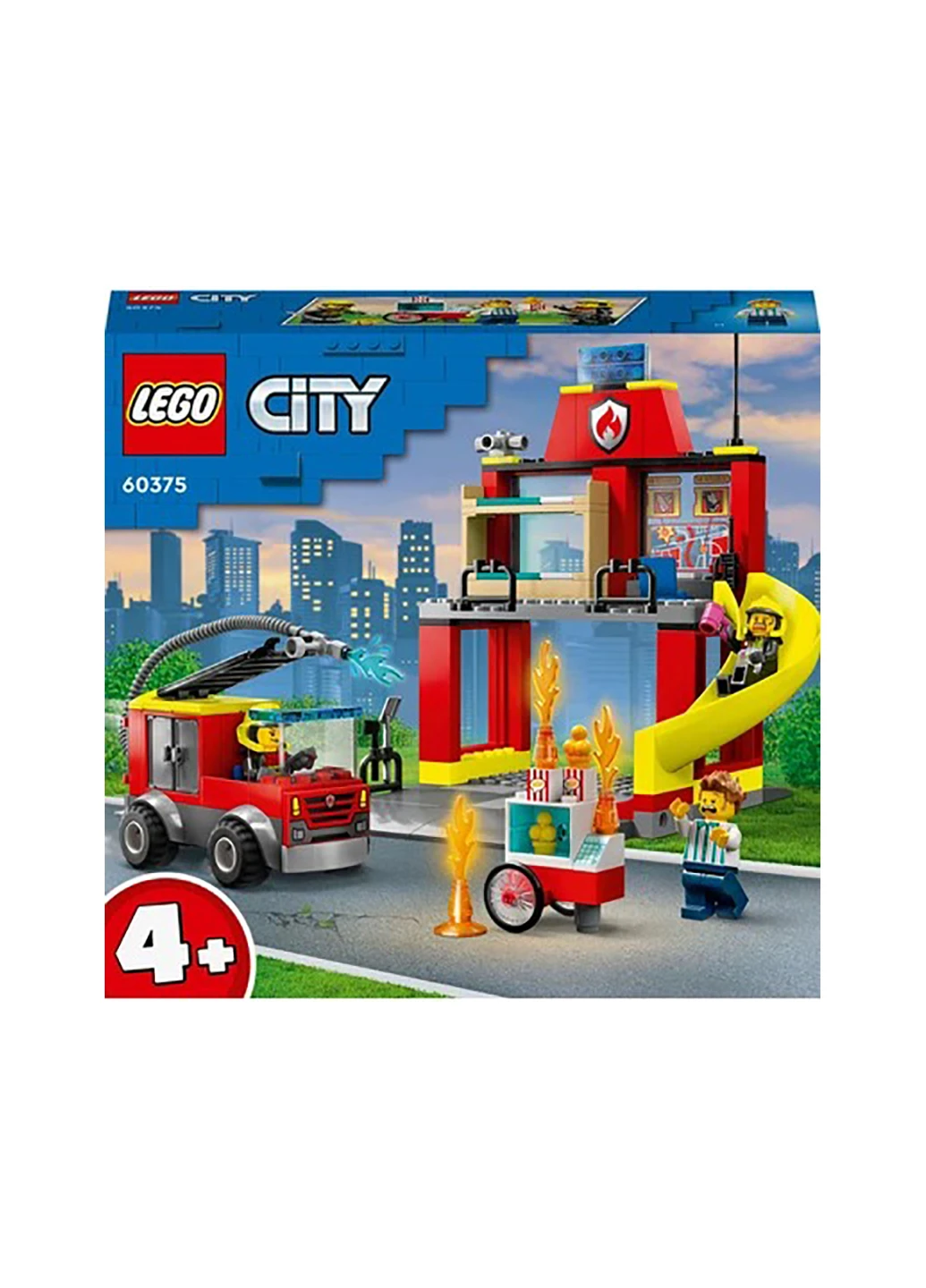 Конструктор City Пожежне депо та пожежна машина 60375 Lego (257875112)