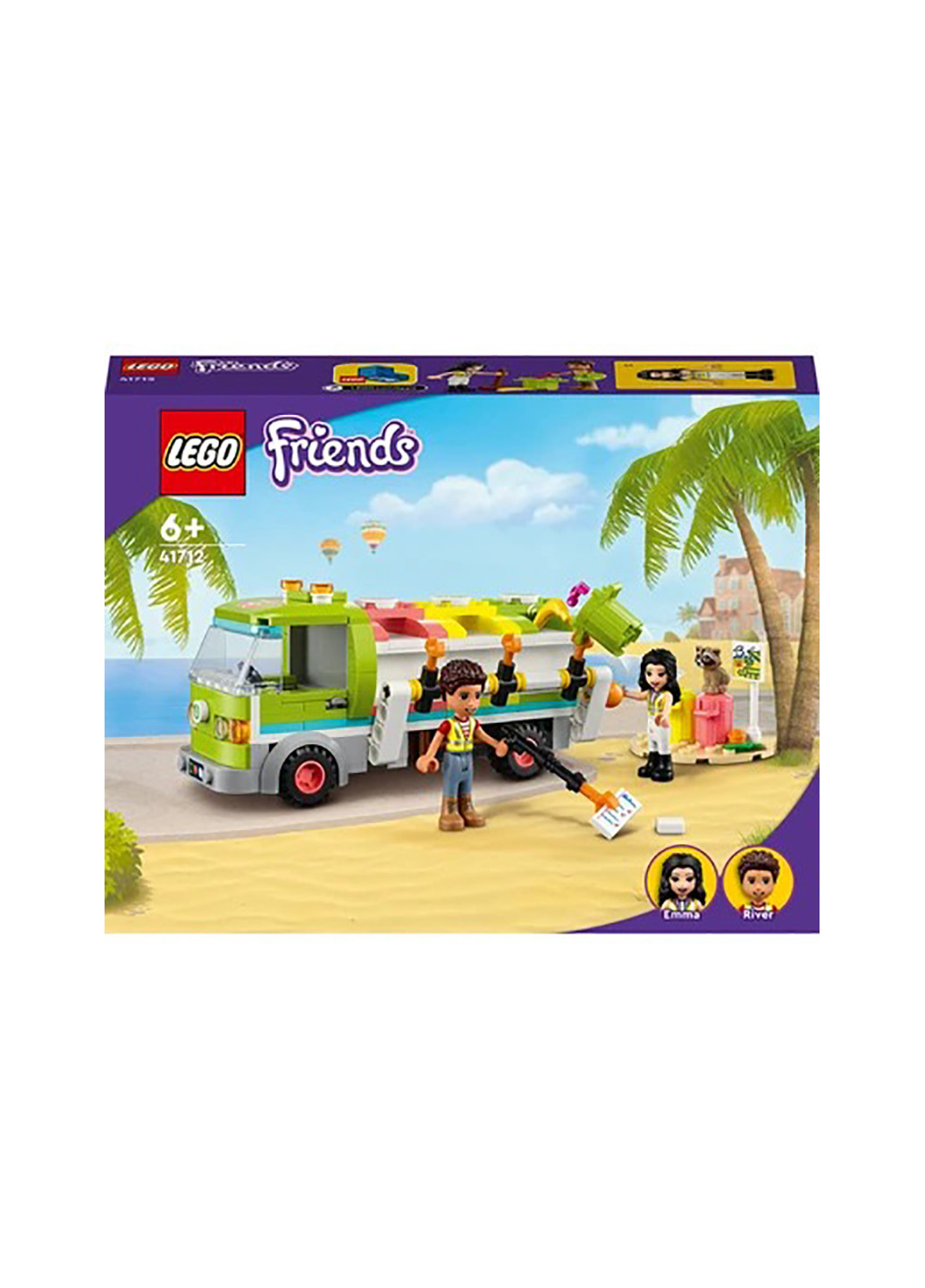 Конструктор Friends Сміттєпереробна вантажівка 41712 -5702017154114 Lego (257877710)