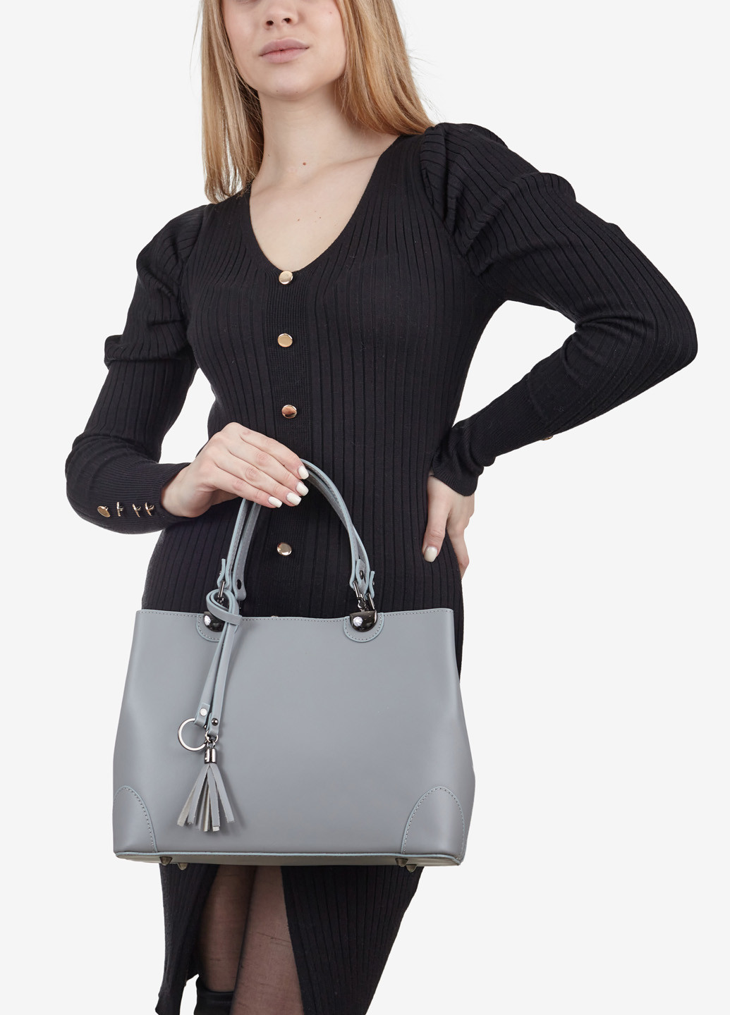 Сумка женская кожаная тоут средняя Tote Regina Notte (257867167)