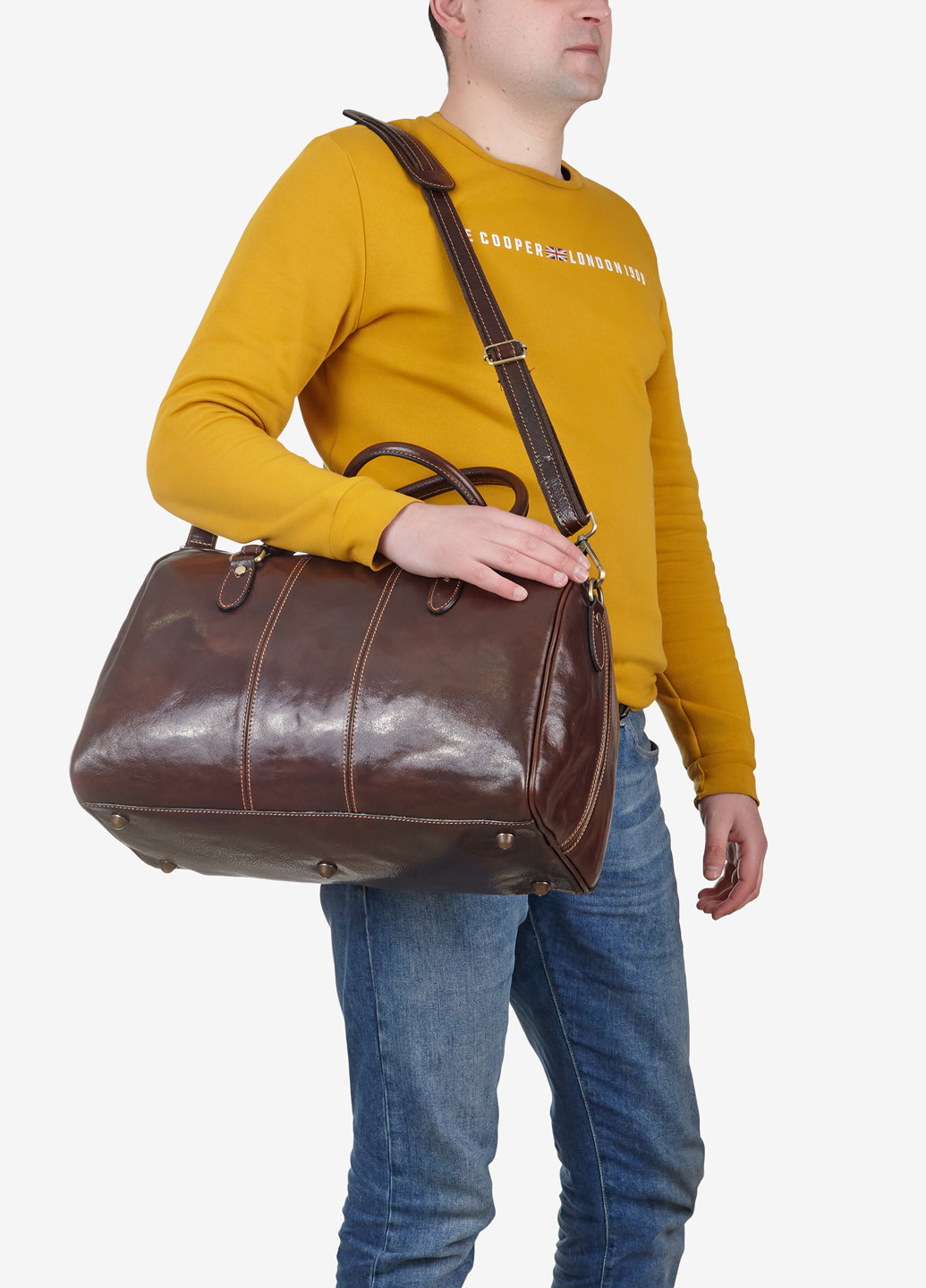 Сумка кожаная саквояж большая InBag Travel bag InBag Shop (257867093)