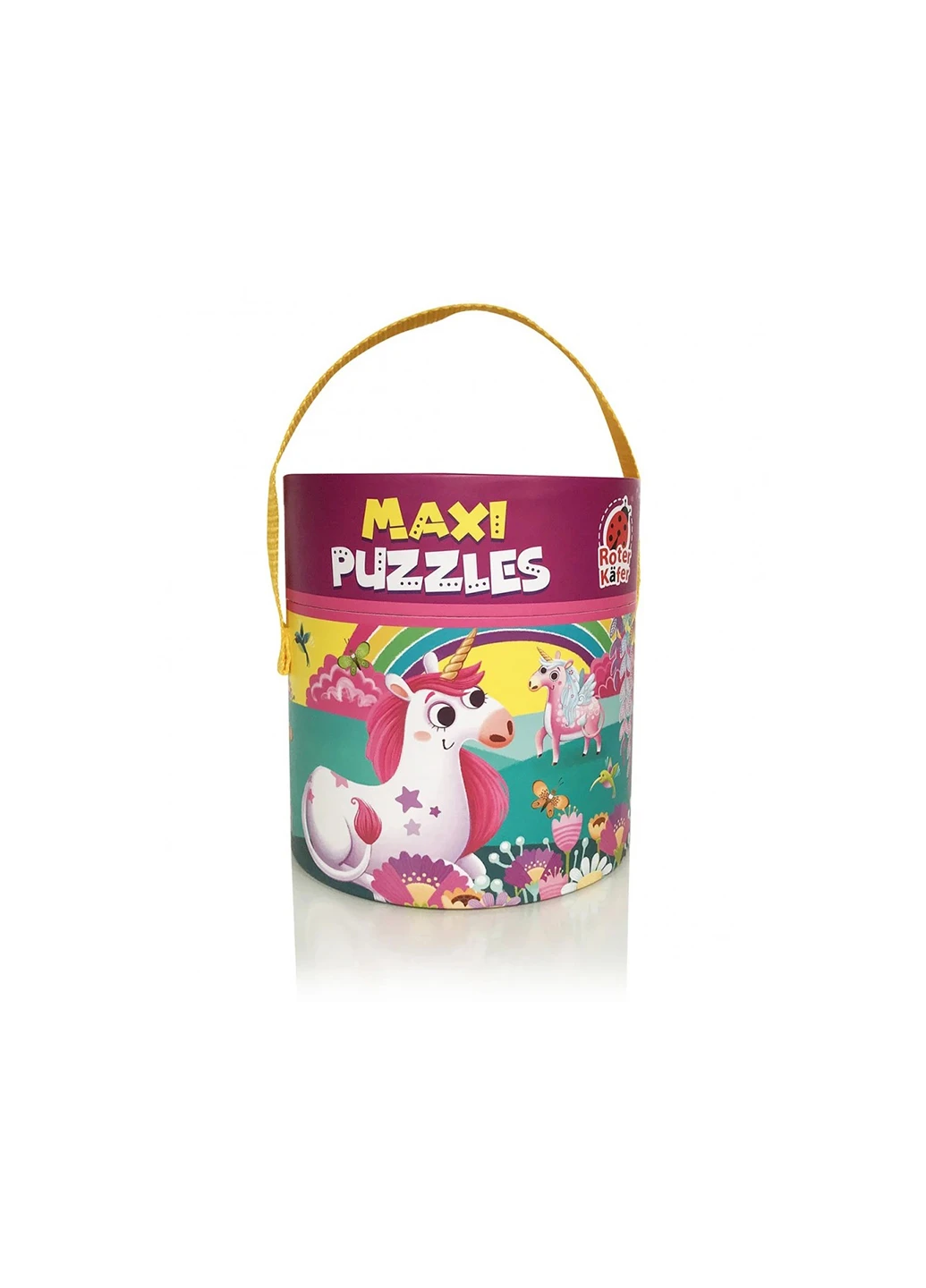 Максі пазли в тубусі 2 в 1 «Єдинороги» Vladi toys RK1080-03 (257895615)