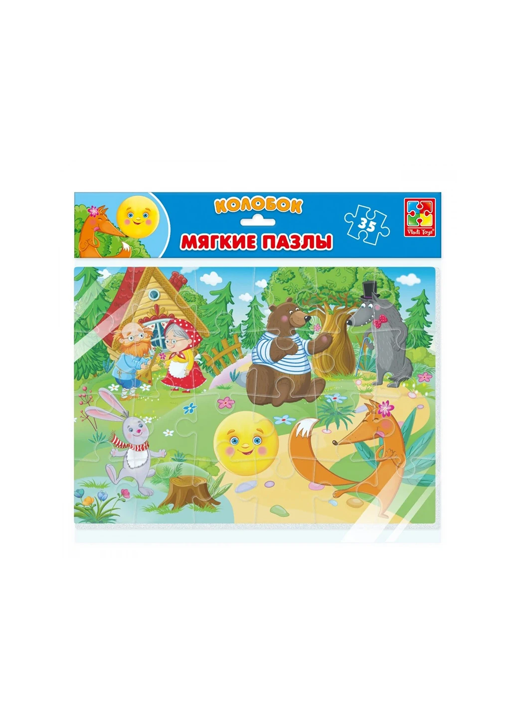 М'які пазли А4 Казки. Vladi toys VT1102-19 (257895606)