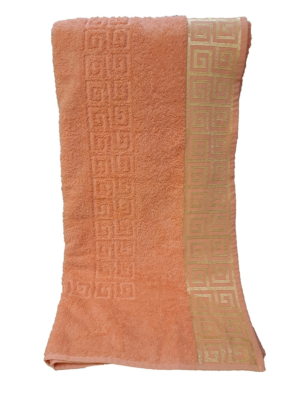 Zeron полотенце для сауны 100х150см однотонный оранжевый производство - Турция