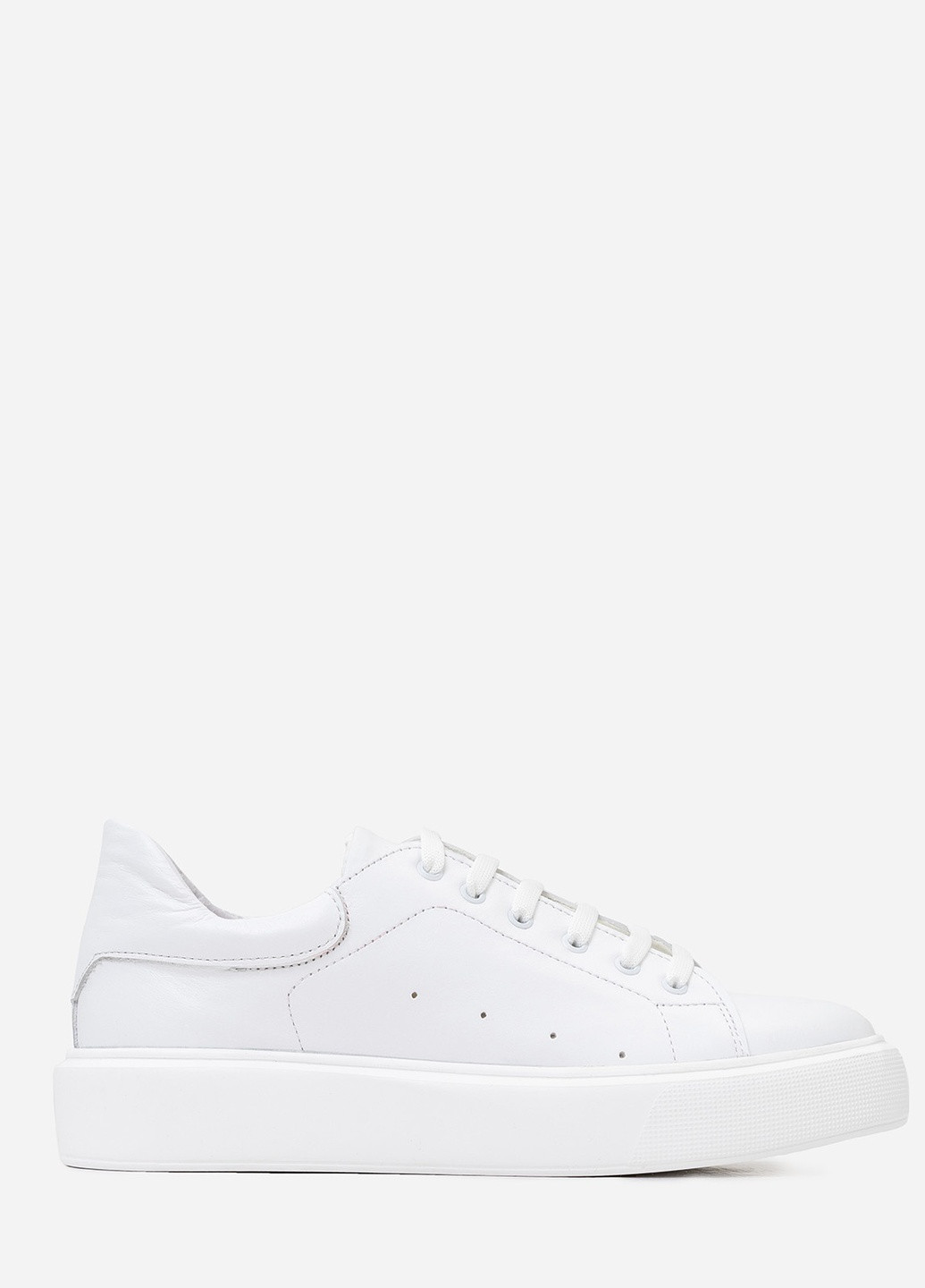 Белые женские кожаные кеды ISSA PLUS OB2-185