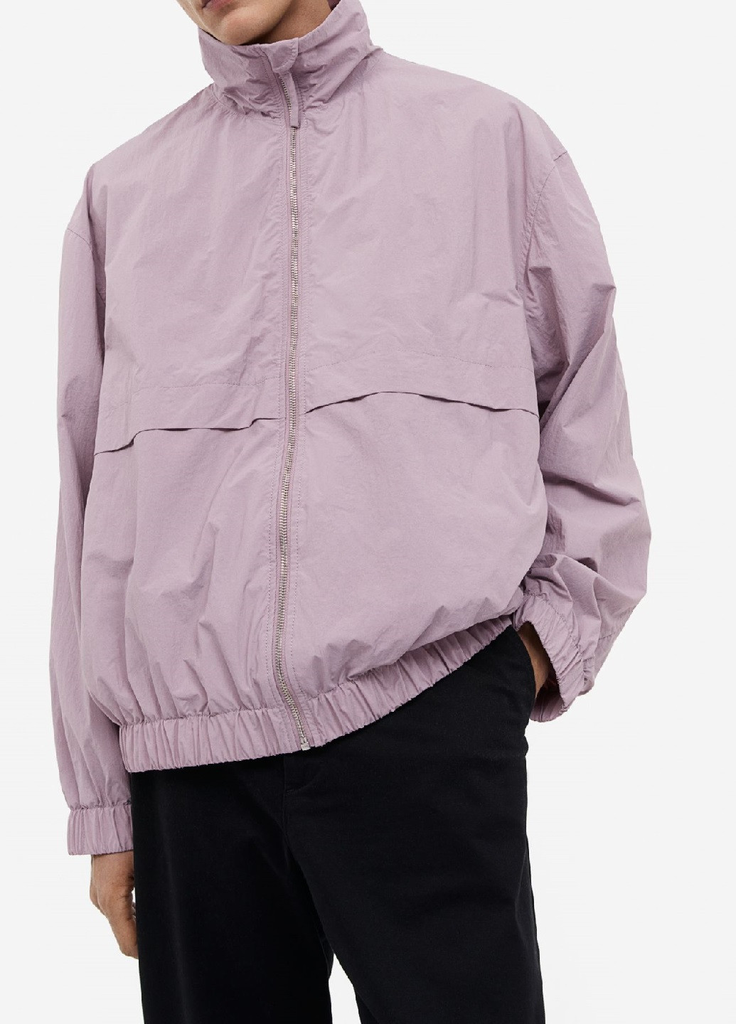 Светло-фиолетовая демисезонная ветровка H&M