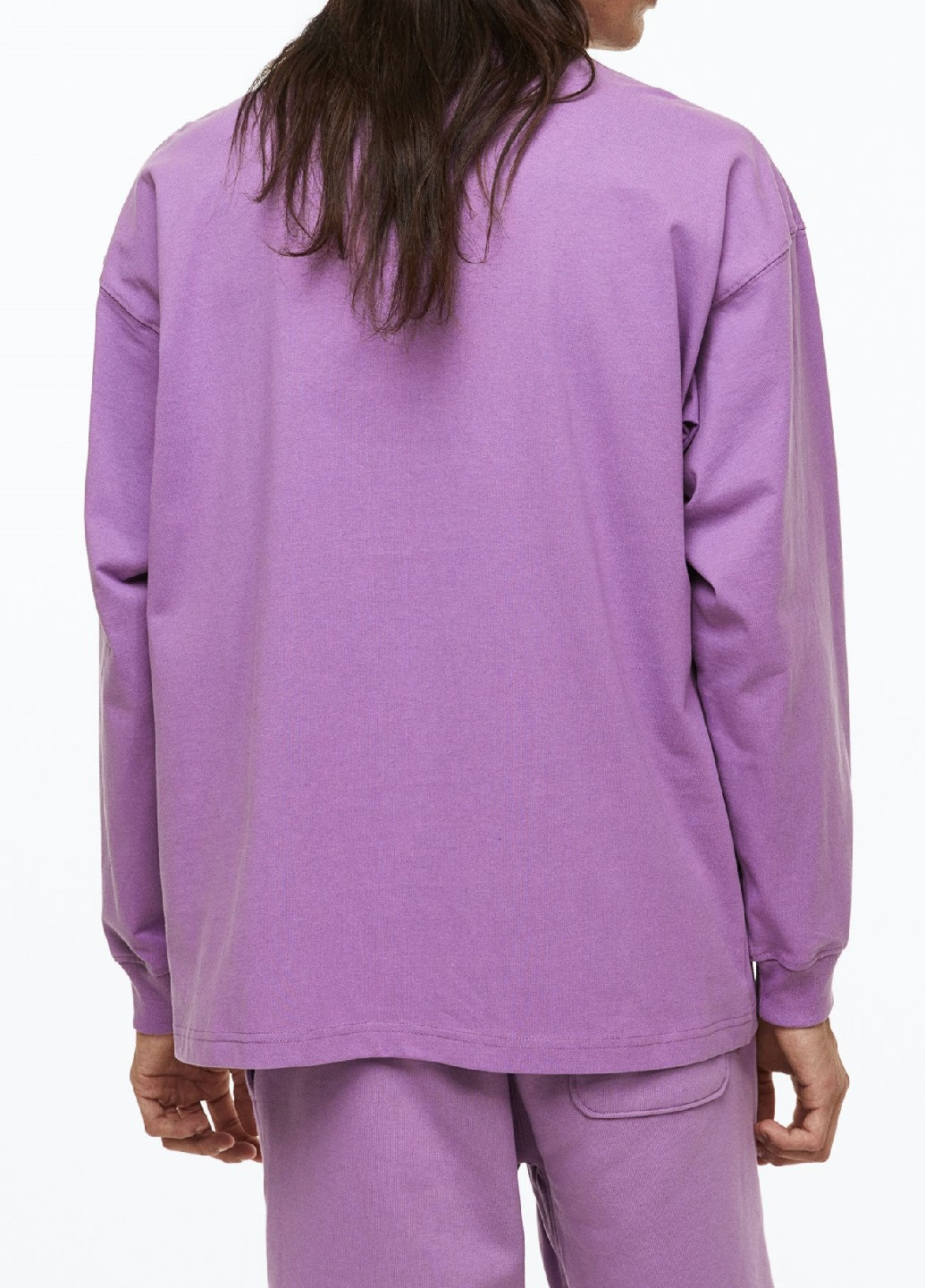 Світшот H&M - крій фіолетовий кежуал - (257939428)