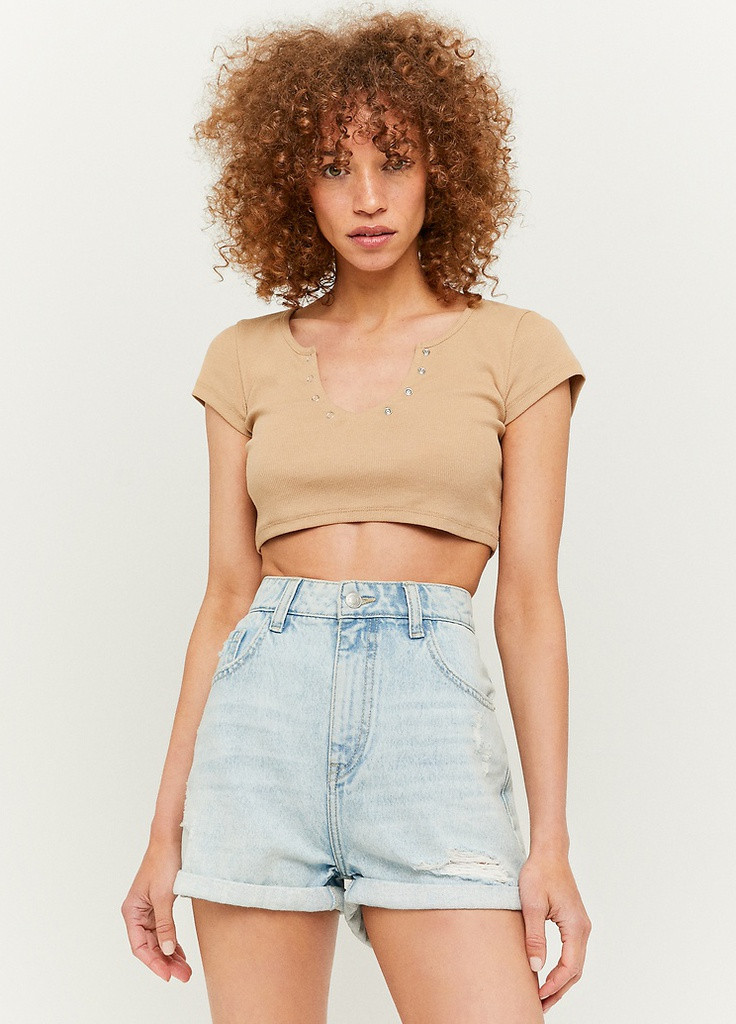 Топ Tally Weijl Printed T-Shirts - KNIT TOP - (257939855)