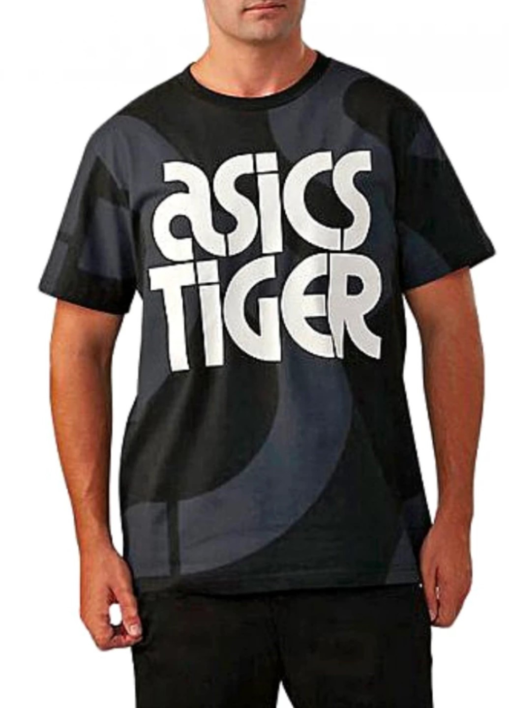 Черная футболка мужская aop ss tee 2191a017-001 Asics